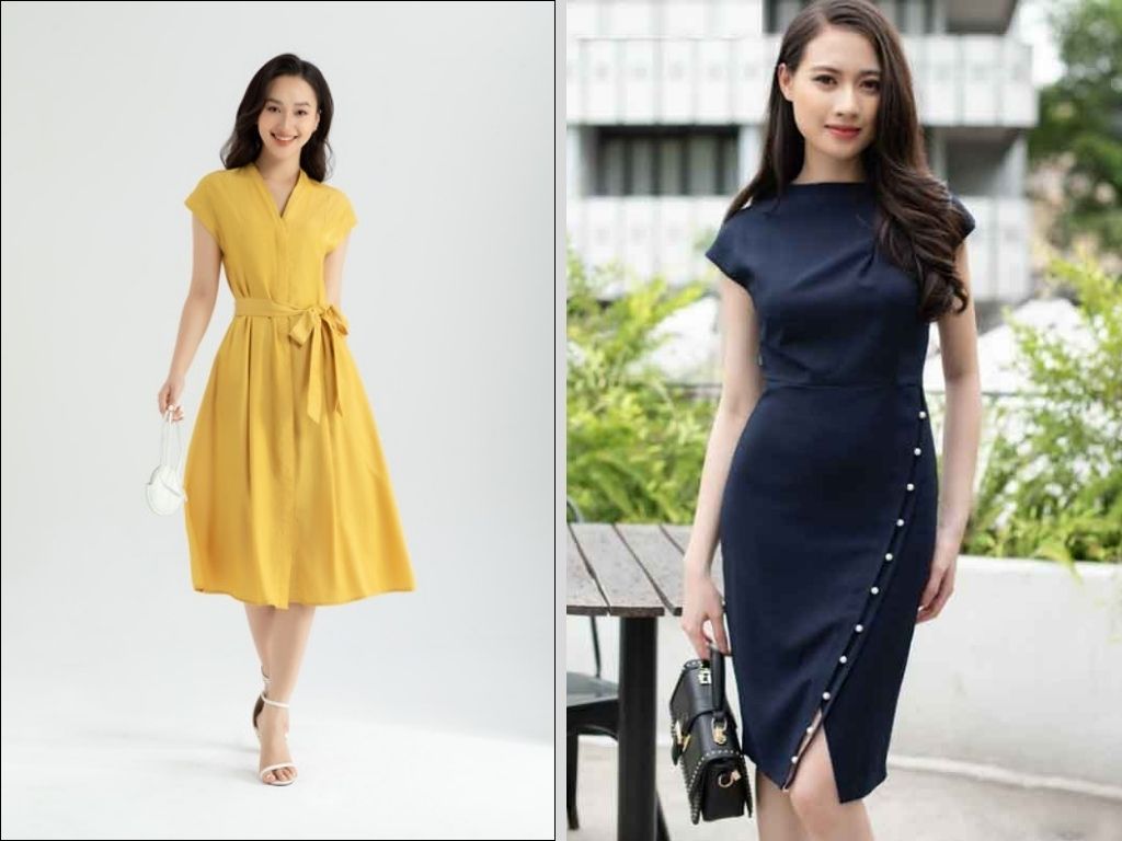 Váy chữ A (A-Line Dress) là lựa chọn an toàn