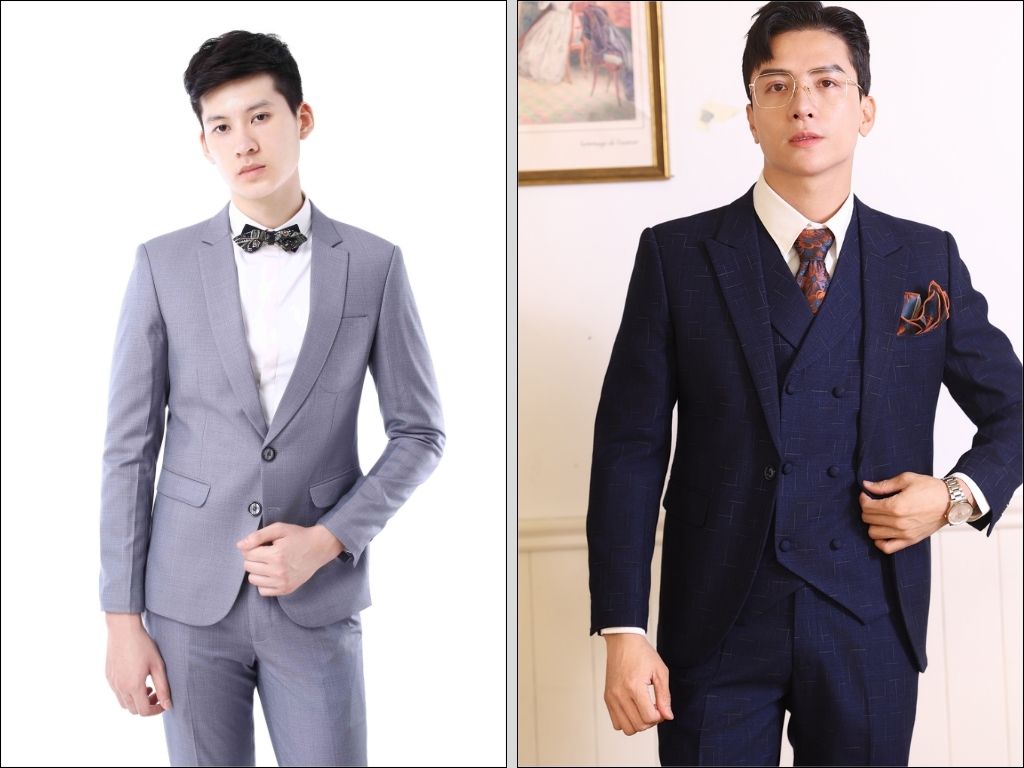 Vest peplum có phần tà áo xòe nhẹ ở eo