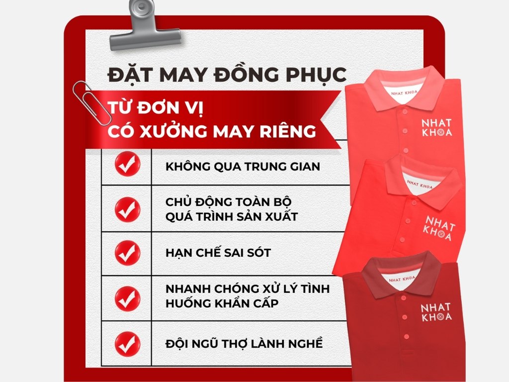 Những lợi ích khi đặt may trực tiếp tại xưởng