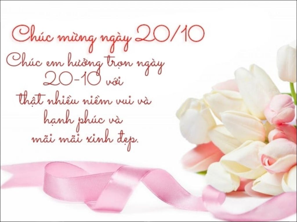 Gửi đến những người bạn, người đồng nghiệp một lời chúc 20 tháng 10
