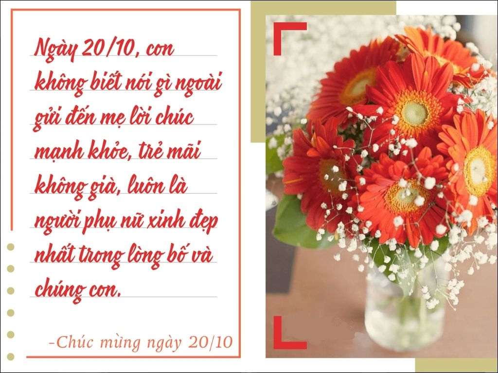 Bạn nên ưu tiên những đoạn thơ chúc 20 10 ngắn