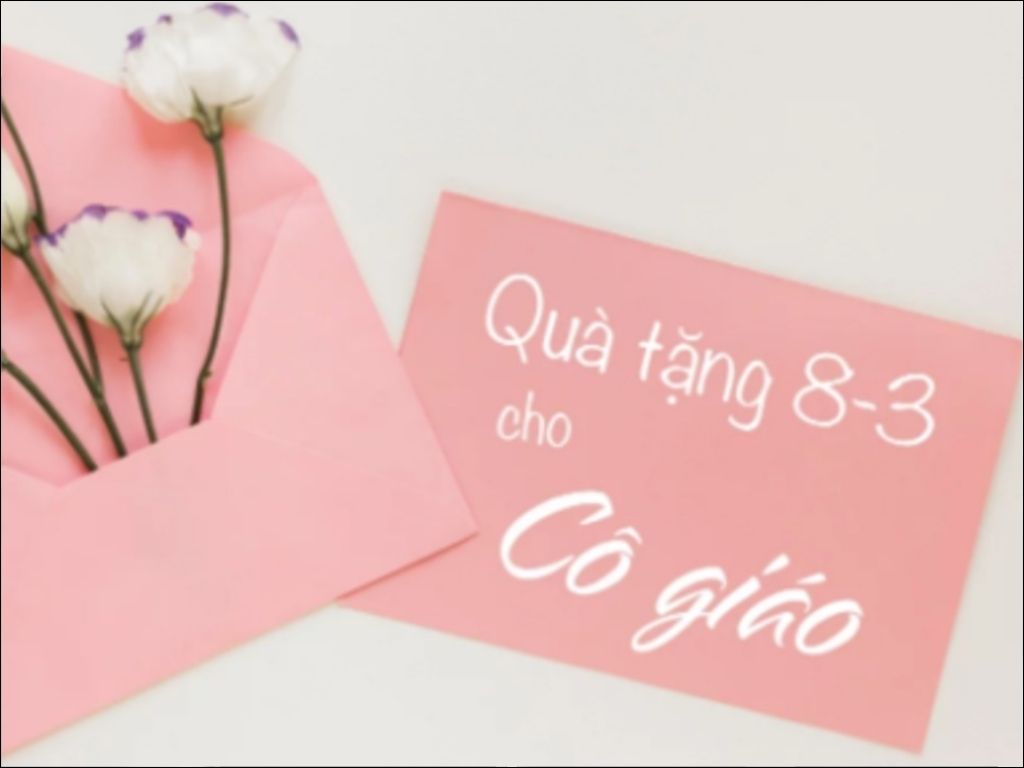 Món quà mang đậm dấu ấn cho cô giáo