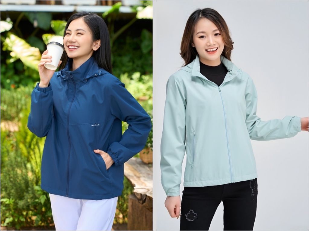 Một chiếc Áo Khoác gió giúp bạn che nắng