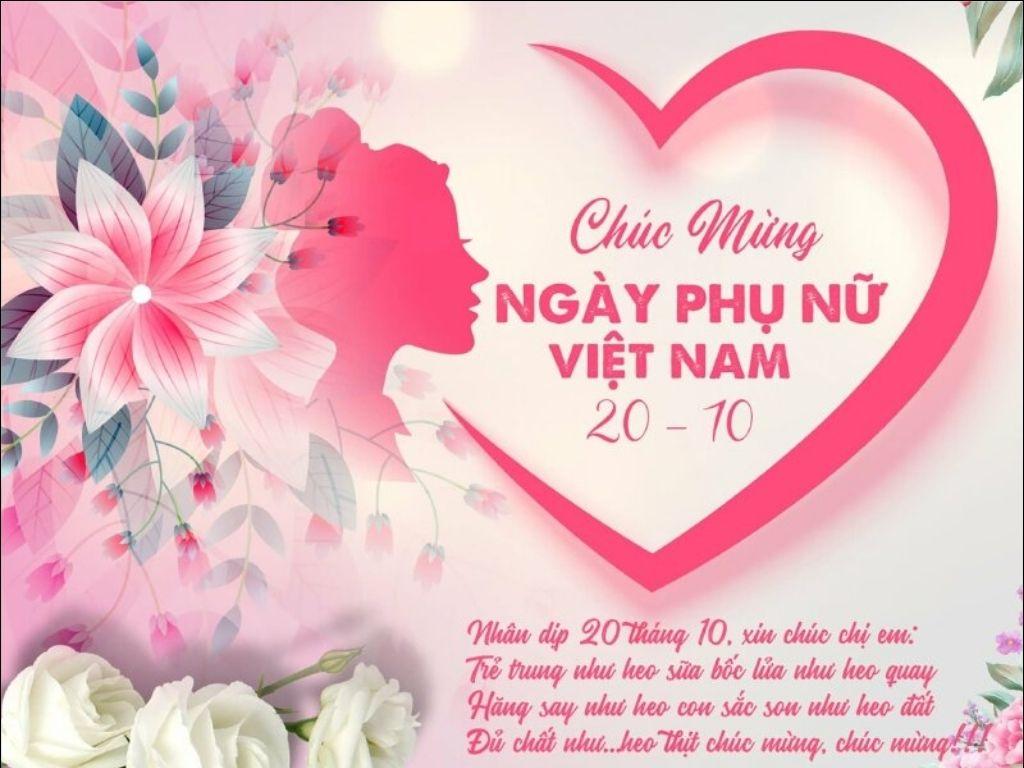 Một câu chúc 20 10 ý nghĩa cần thể hiện sự trang trọng và tinh tế