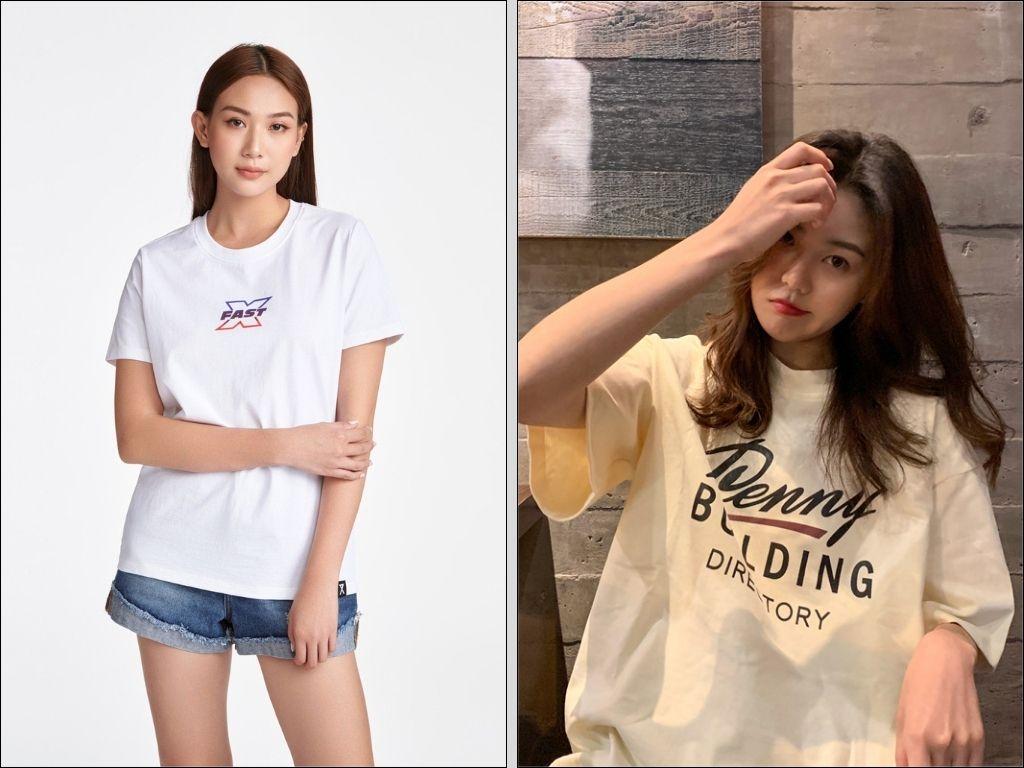 Áo thun in lời chúc ngọt ngào