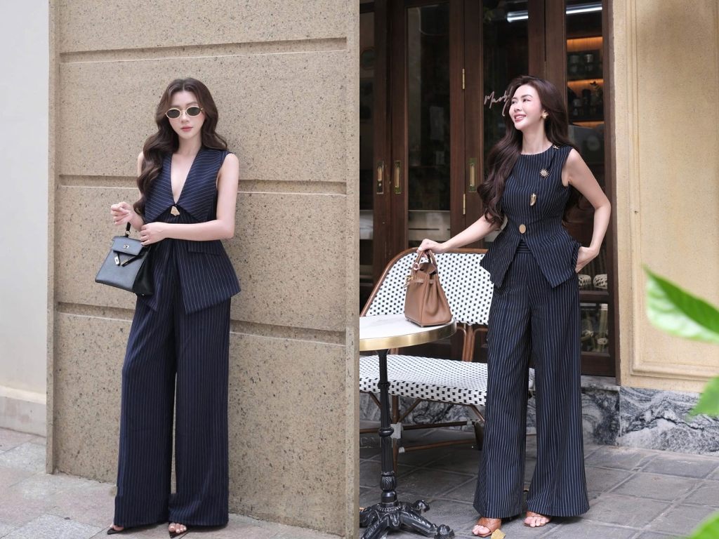 Bạn cần chọn bộ đồ công sở kẻ vừa vặn với vóc dáng của bản thân