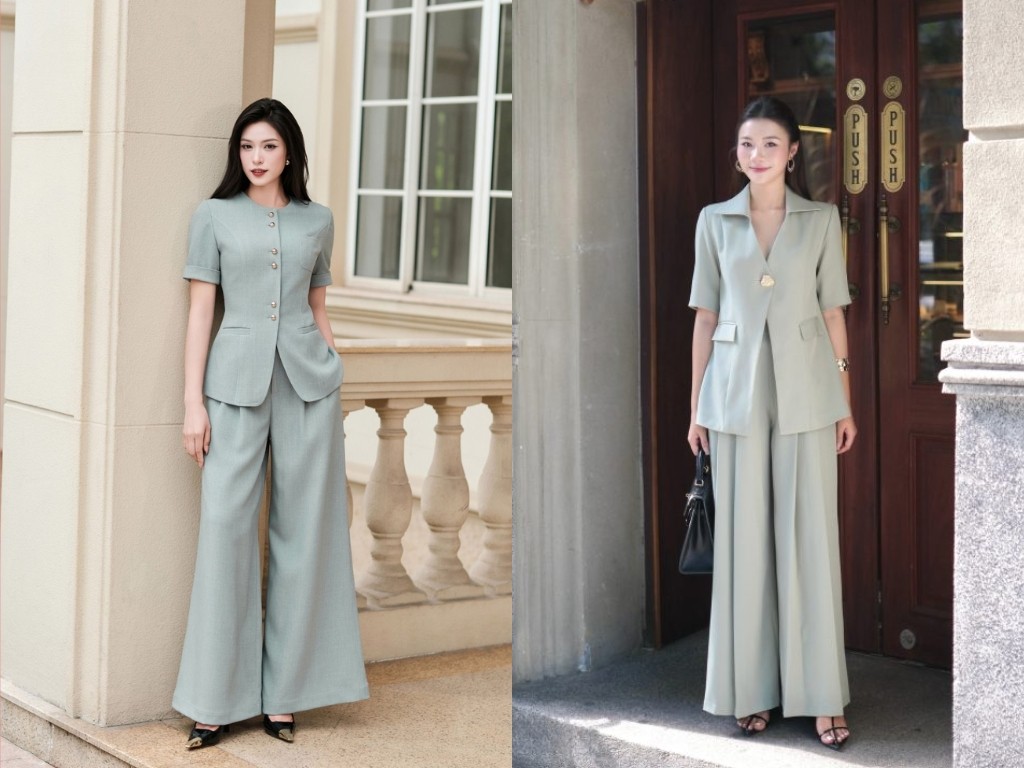 Set bộ công sở tạo ra một tổng thể hài hòa và chuyên nghiệp