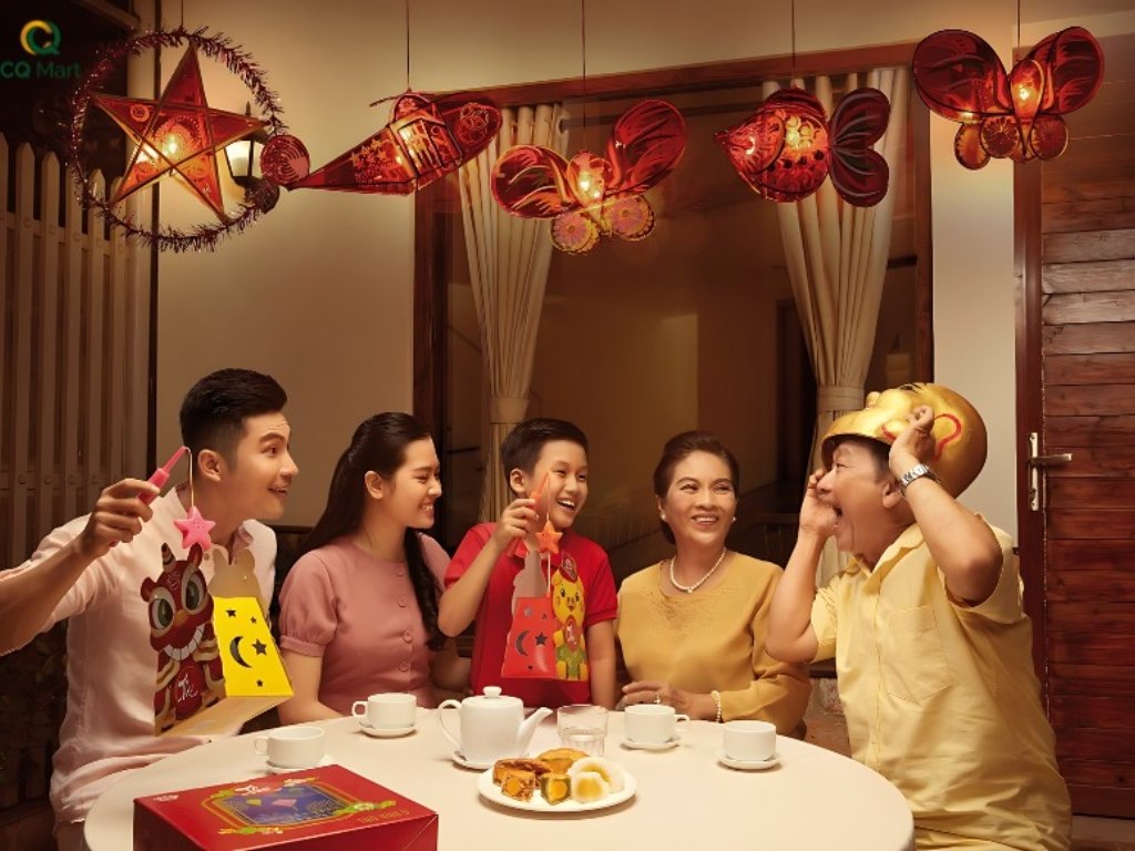 Tết Trung Thu là dịp để các thành viên trong gia đình đoàn viên, sum vầy