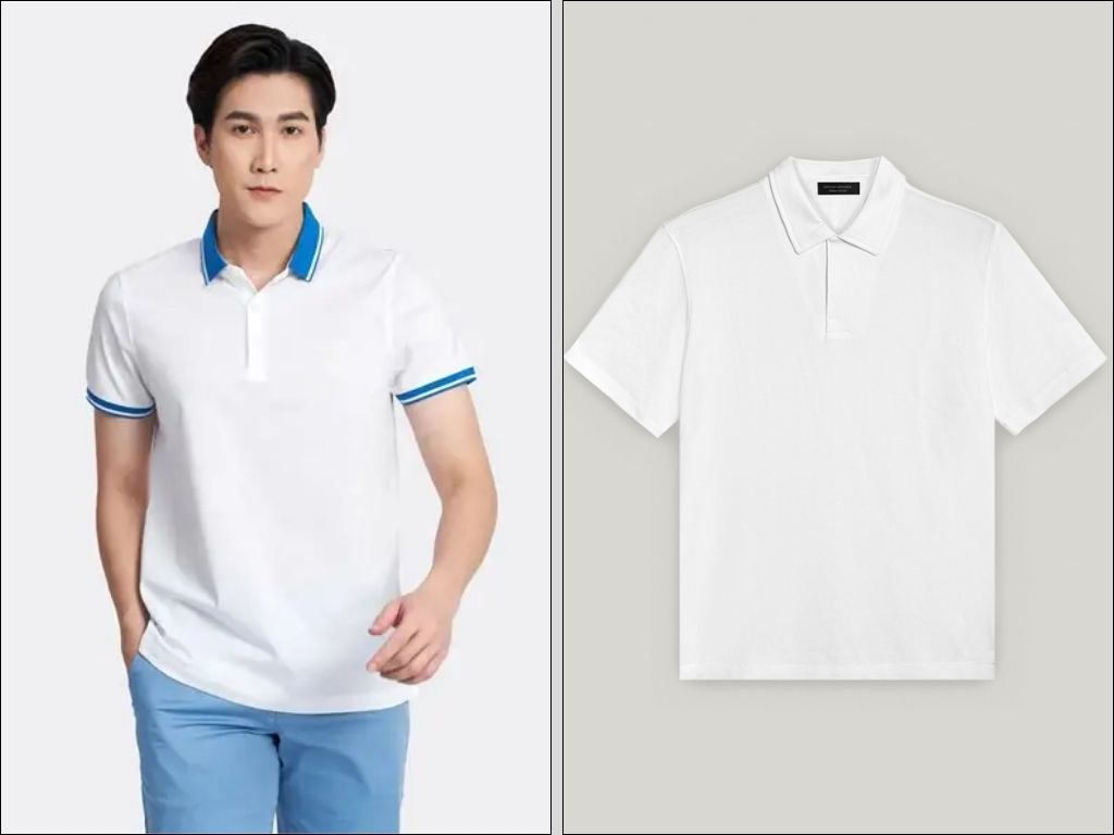 Áo Polo màu trắng là một lựa chọn tinh tế cho bạn