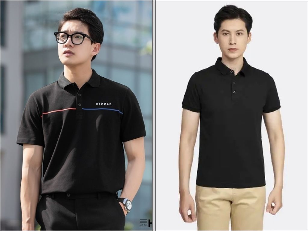 Áo Polo cổ bẻ màu đen là một lựa chọn phù hợp với bạn