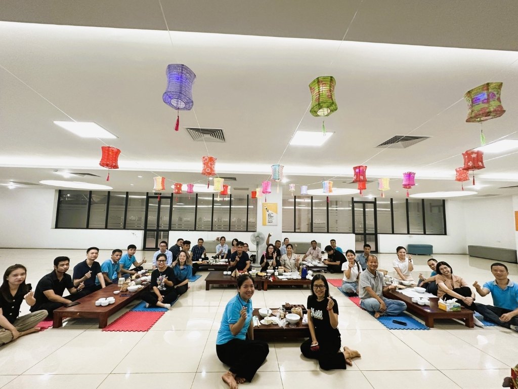 Workshop làm bánh Trung thu giúp lan tỏa không khí vui Tết Trung thu tại công ty