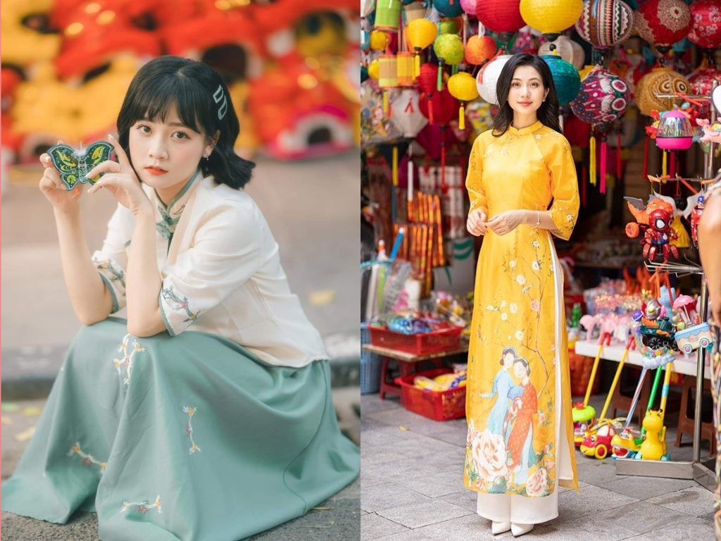 Trung thu mặc gì cho đẹp để chụp ảnh concept nàng thơ? Câu trả lời là nên chọn trang phục trang nhã
