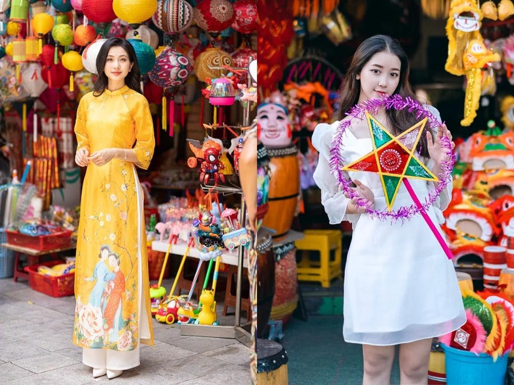 Kiểu dáng đồ đi chơi Trung thu mang phong cách truyền thống và hiện đại