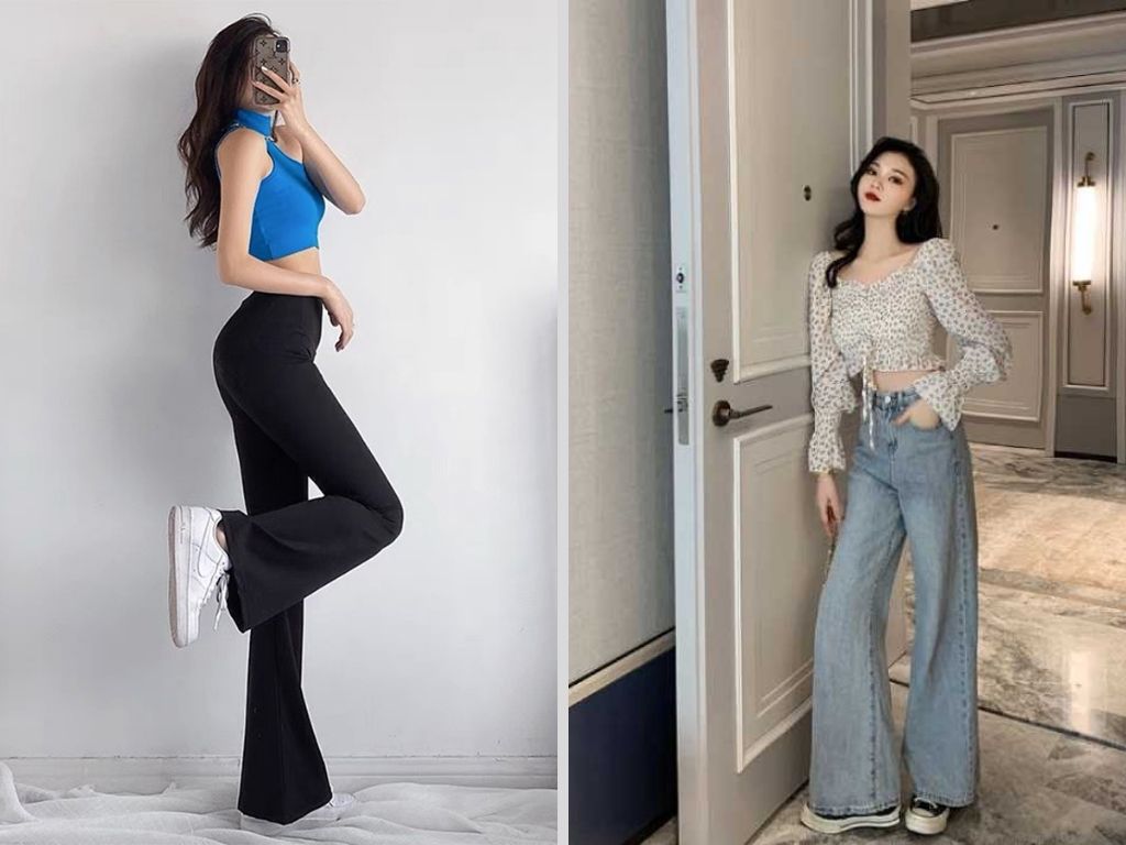 Quần ống suông đang là xu hướng thời trang được yêu thích