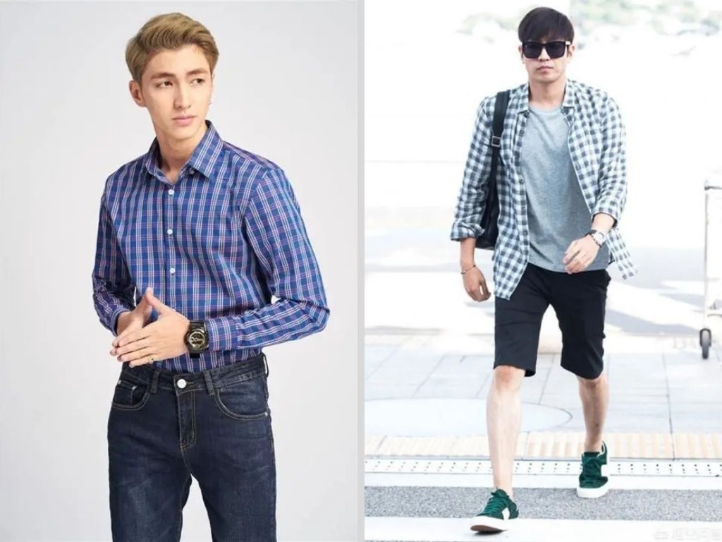 Áo sơ mi kẻ caro mang lại vẻ ngoài bụi bặm và lãng tử