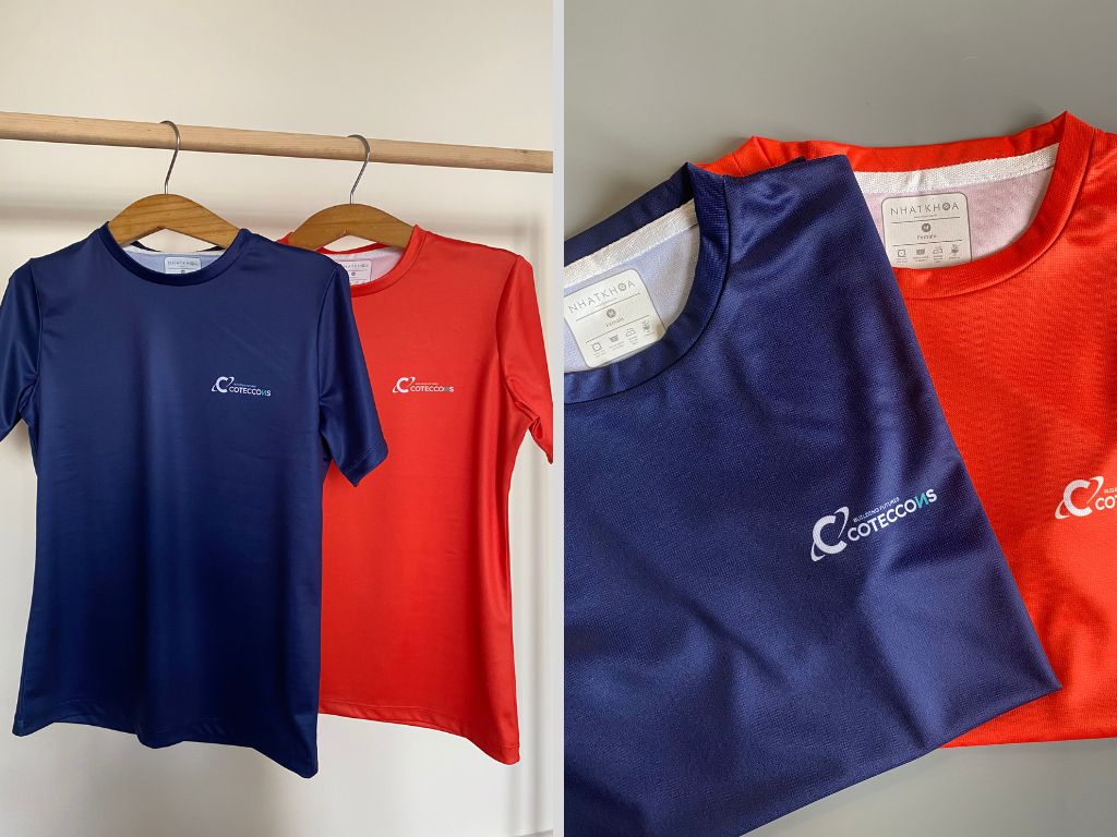 Mẫu đồng phục thể thao của Nhất Khoa Uniform được thiết kế từ chất liệu co giãn