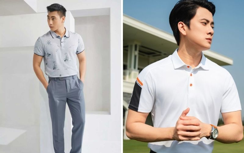 Nẹp áo của một chiếc áo polo đẹp phải luôn thẳng thớm