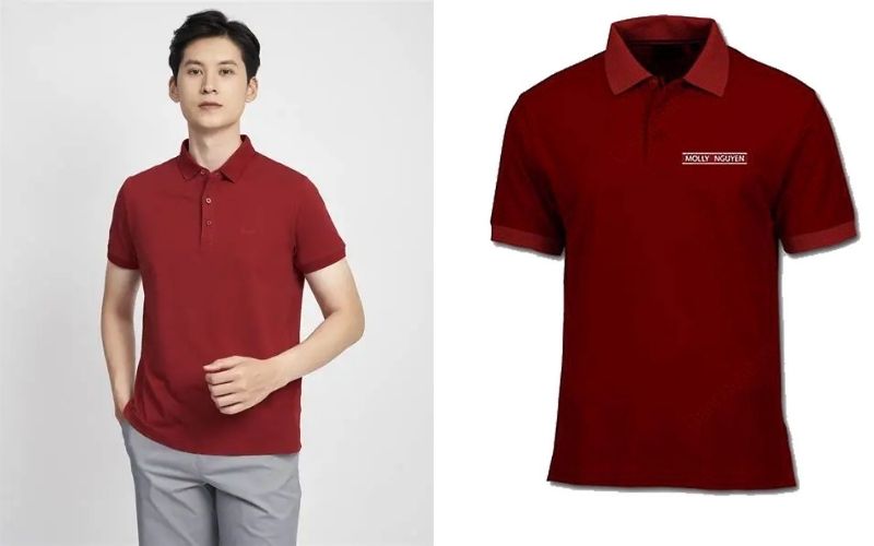 Nhà hàng, chuỗi thức ăn nhanh phù hợp với áo polo đỏ
