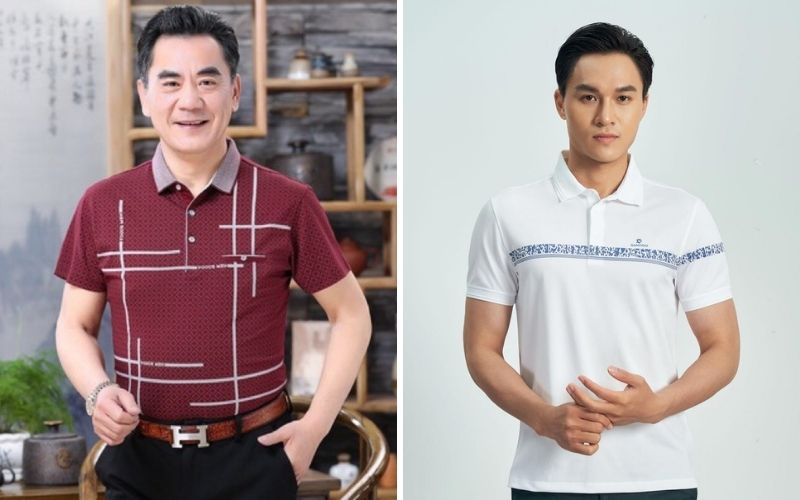 Các form áo này không ôm sát, giúp bạn che đi phần bụng