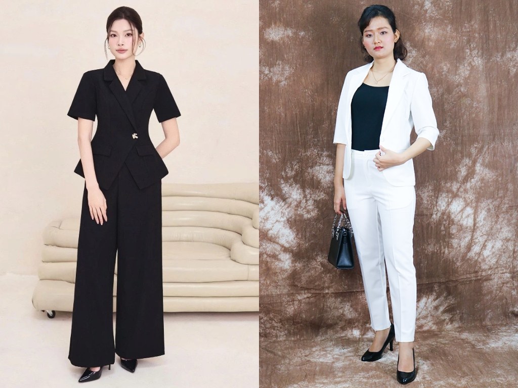 Đồ bộ công sở cao cấp có thiết kế sang trọng hơn hàng thông thường