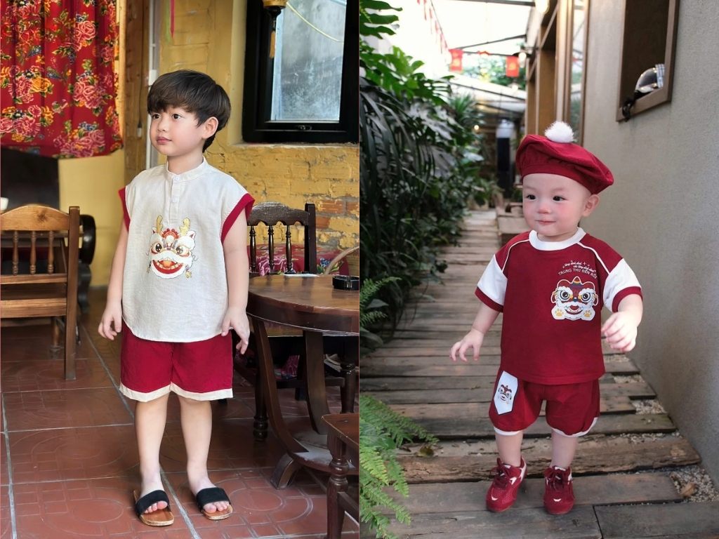 Bộ quần áo Trung thu dành cho bé trai