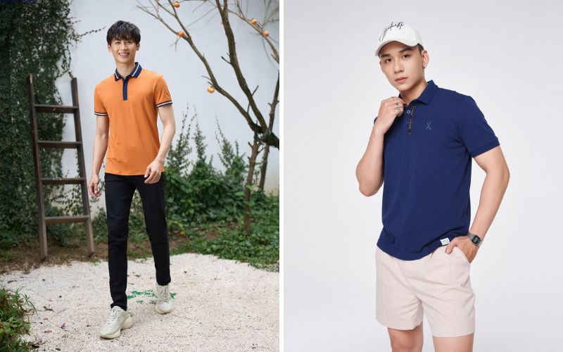Sự đơn giản của áo polo trơn giúp trang phục bạn bền vững với thời gian