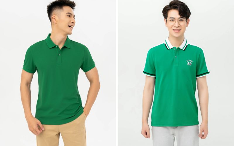 Đồng phục áo polo xanh lá là lựa chọn lý tưởng cho các spa