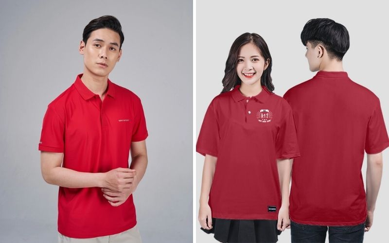 Chiếc áo polo đỏ đô lại tạo ra sức hút một cách tinh tế và sâu sắc hơn