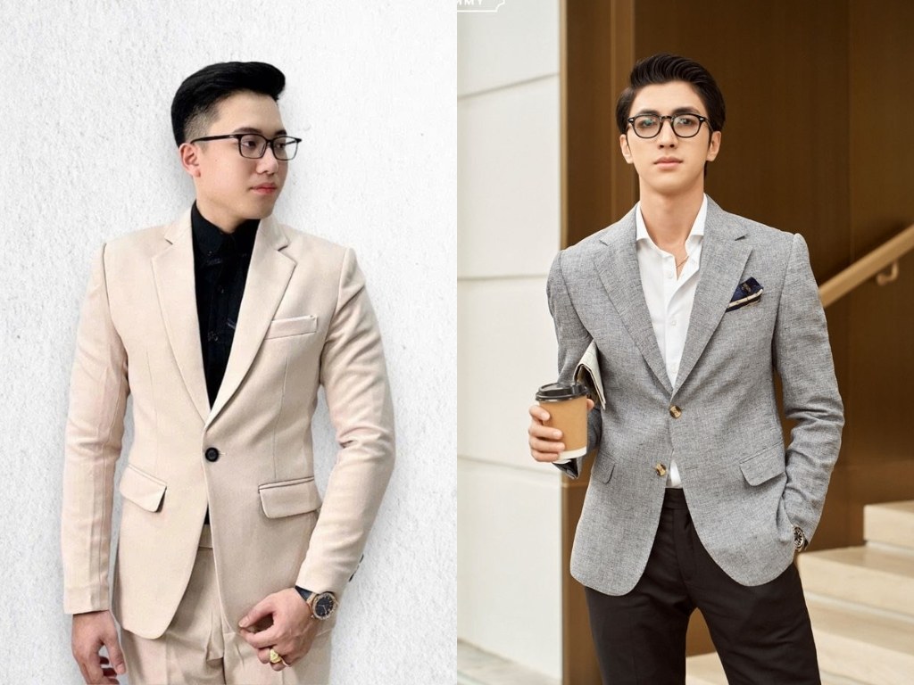 Kiểu áo vest công sở nam 1 khuy và 2 khuy