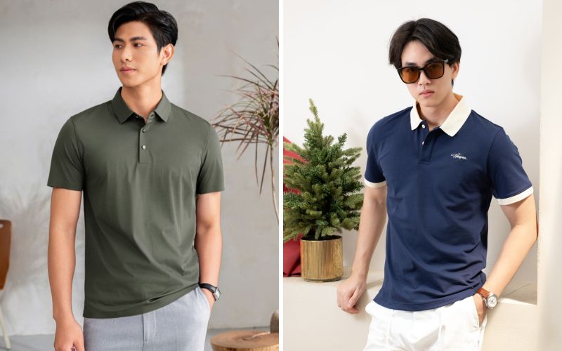 Áo polo đồng phục phong cách tối giản, hiện đại