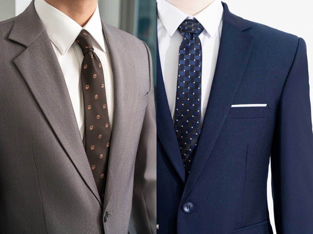Vest nam công sở cao cấp có đường may đẹp và tỉ mỉ trong từng chi tiết nhỏ 