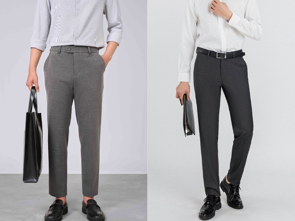 Quần âu nam công sở mang lại vẻ ngoài chuyên nghiệp và lịch sự