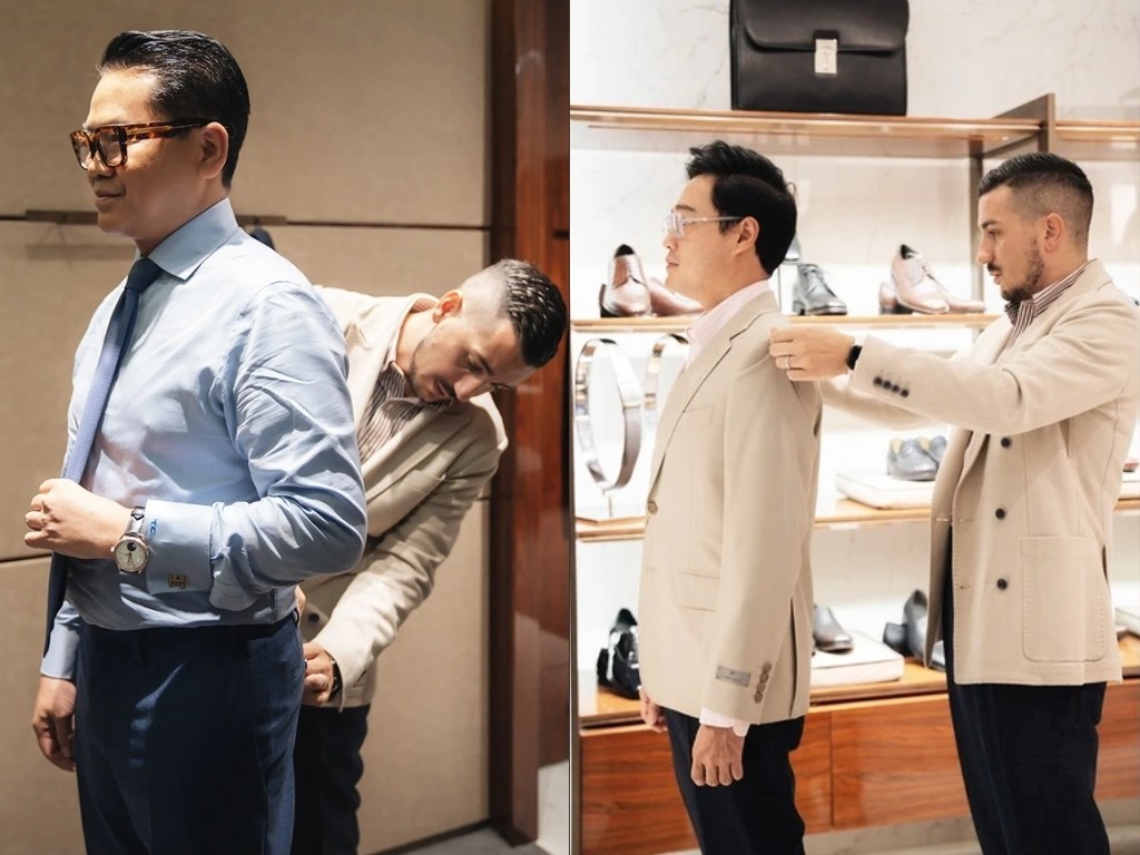 Shop quần áo công sở nam cao cấp thường cung cấp dịch vụ may đo chuyên nghiệp