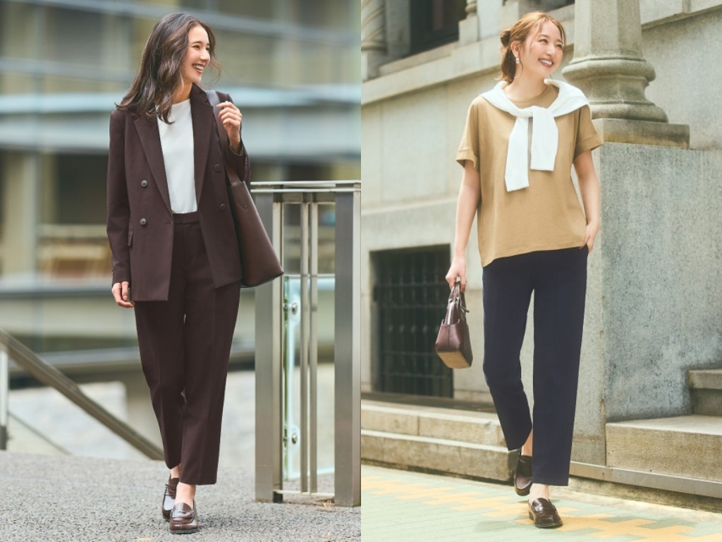 Quần tây dài đến mắt cá chân mang lại vẻ ngoài năng động và hiện đại