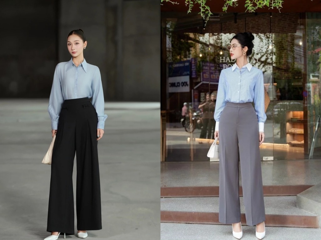 Quần culottes có ống rộng và độ dài vừa phải giúp mang lại sự thoải mái cho người mặc