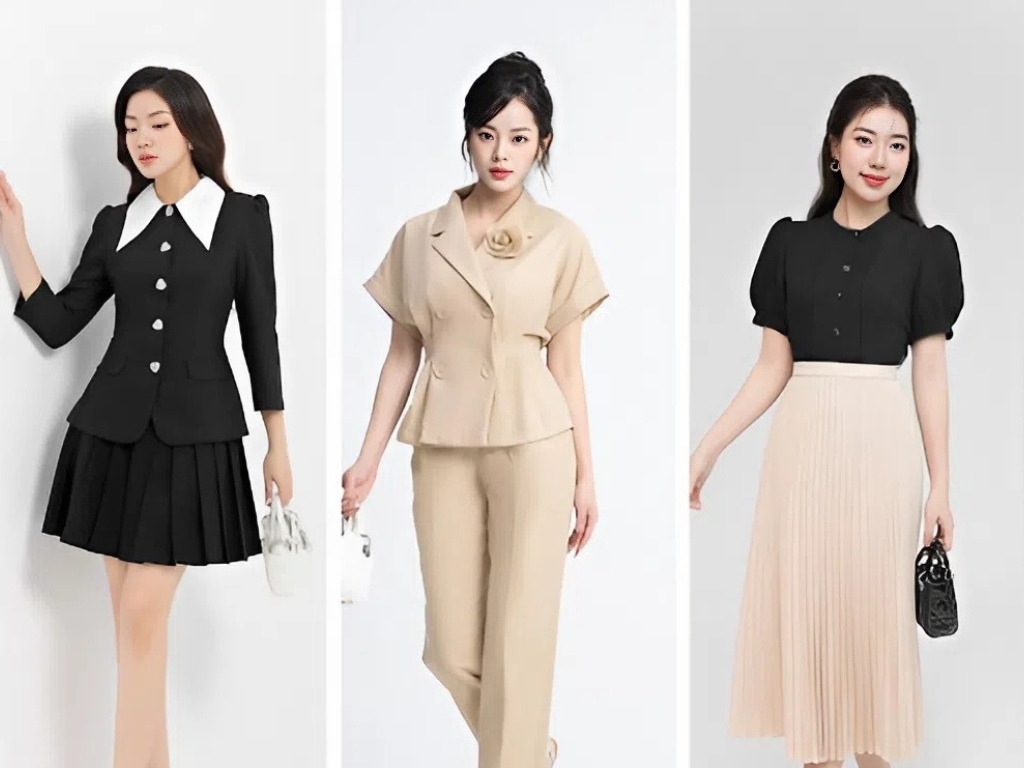 Nền tảng cốt lõi khi làm đẹp công sở là bạn cần chọn bộ trang phục vừa vặn với cơ thể