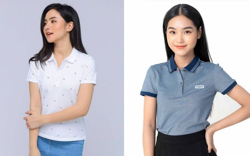Bạn nên chọn mẫu áo polo nữ có các chi tiết tạo điểm nhấn ở eo