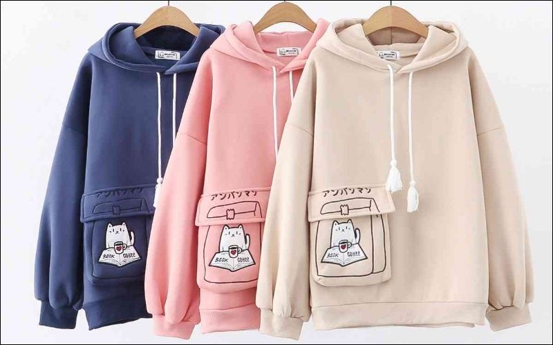 Chi tiết nhỏ này hô biến chiếc áo hoodie nữ cute trở nên điệu đà