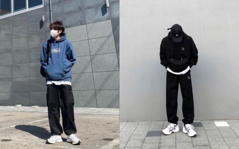 Một đôi tất trắng cao cổ và túi đeo chéo giúp bạn đặc biệt hơn