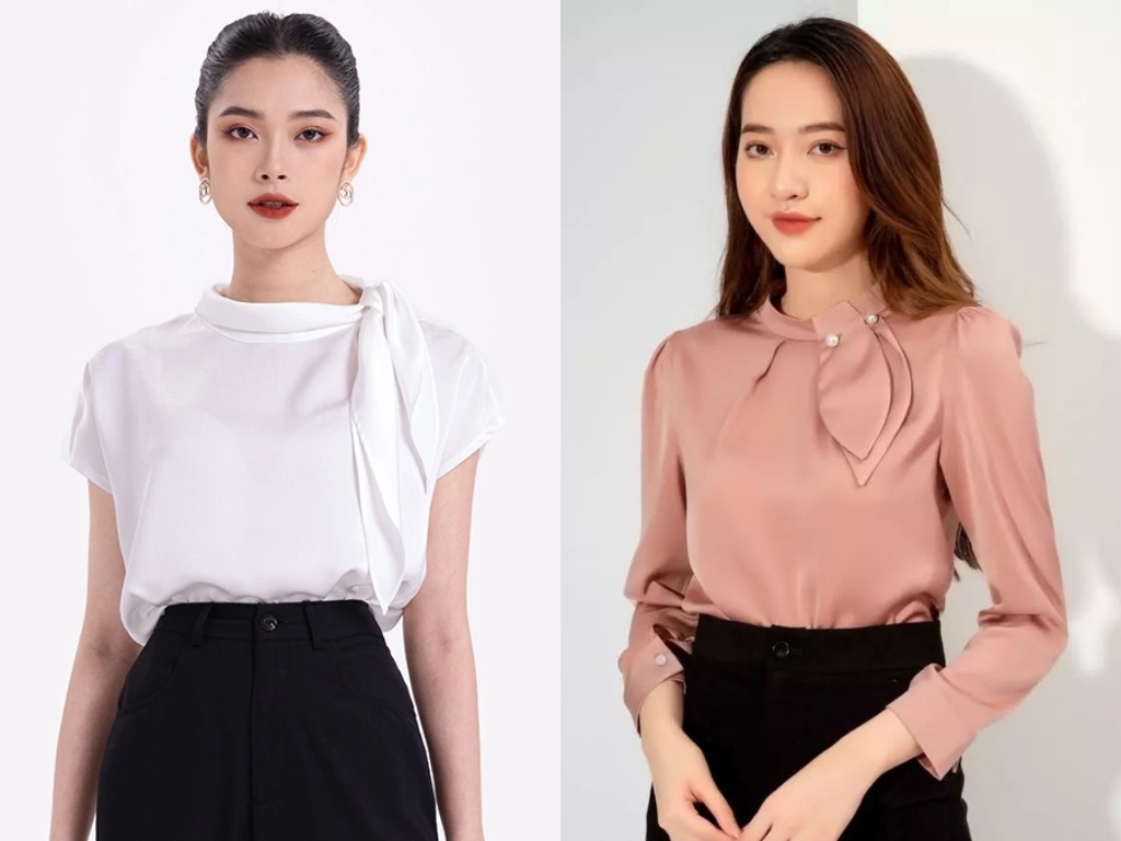 Áo sơ mi lụa là item thời trang công sở tuổi 30 "bất hủ"