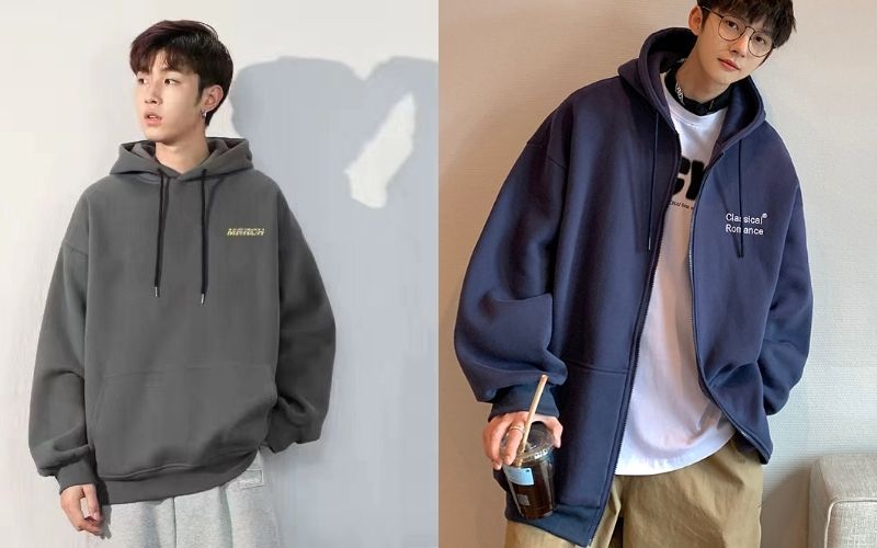 Áo hoodie nam form rộng là khả năng "hack dáng" cực đỉnh