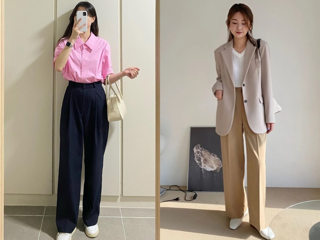 Phong cách công sở Hàn Quốc đặc trưng bởi sự thanh lịch, tối giản và tinh tế