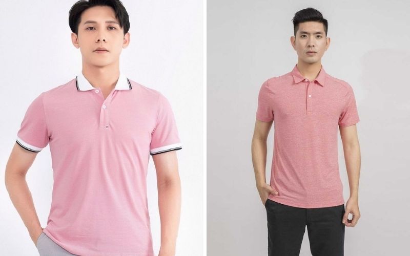 Chọn một chiếc áo polo hồng giúp bạn thể hiện sự tự tin