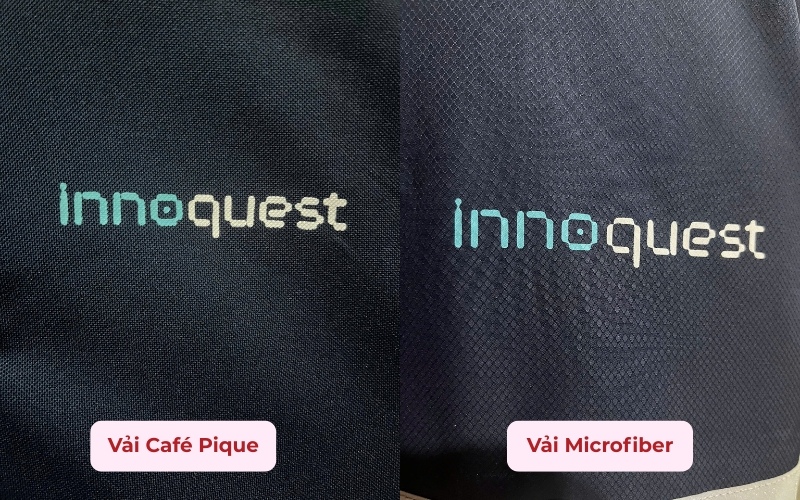 Hai chất liệu vải được Nhất Khoa chọn để may cho bộ đồng phục Innoquest