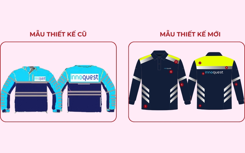 Nhất Khoa hoàn thiện thiết kế đồng phục Innoquest kết hợp giữa thẩm mỹ và tính ứng dụng