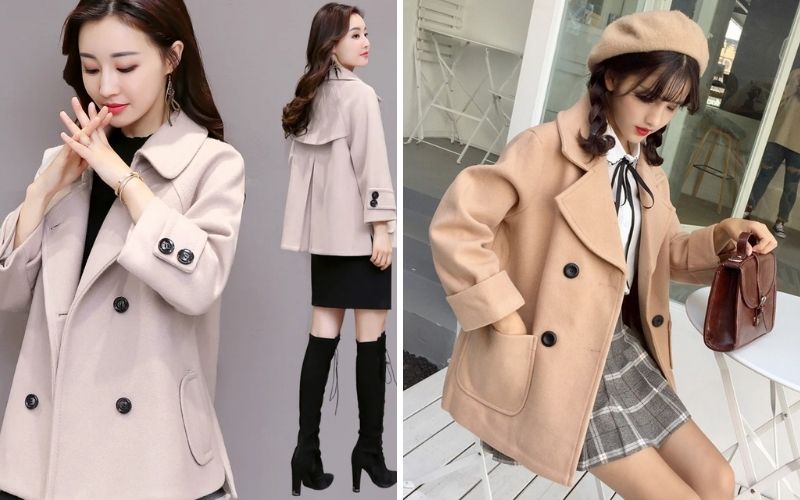 Blazer dạ là một chiếc áo mùa đông nữ không thể thiếu của các cô nàng công sở