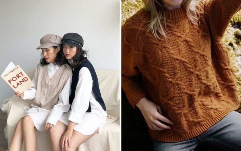 Khăn choàng, mũ len, boots cao cổ là những điểm nhấn nổi bật cho bạn