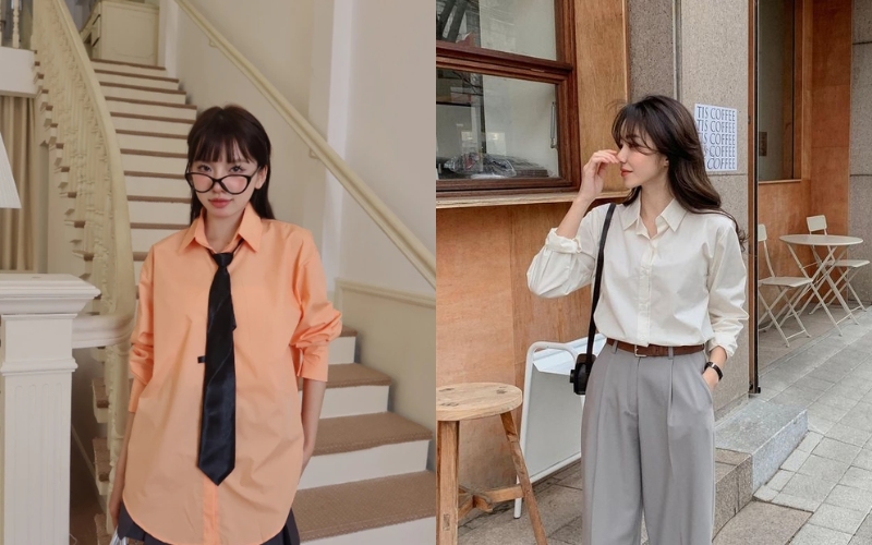 Áo kiểu công sở mới nhất có xu hướng tập trung vào phom dáng suông rộng, thoải mái