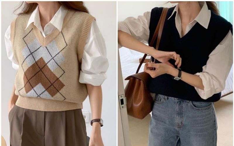 Áo gile chính là điểm nhấn độc đáo cho bạn