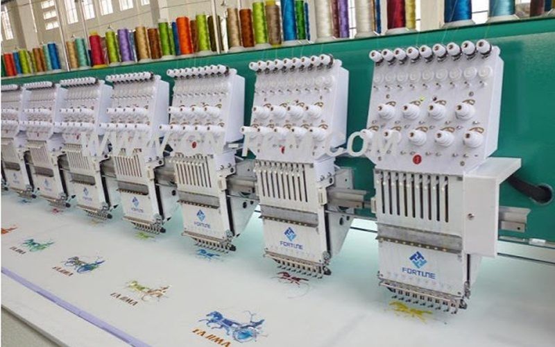 Thêu vi tính phù hợp với thêu logo thương hiệu trên áo khoác